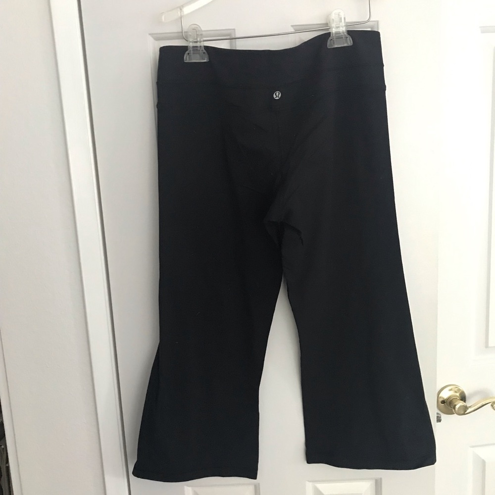 Lu Lu lemon crop wide leg pants